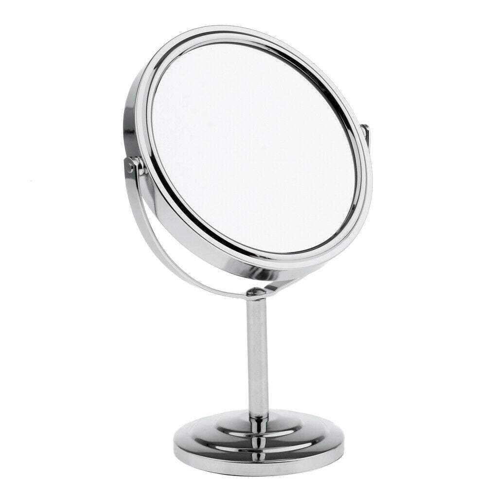Double-Sided Makeup Cosmetic Mirror Normal&Magnifying Tabletop Stand Mirrors