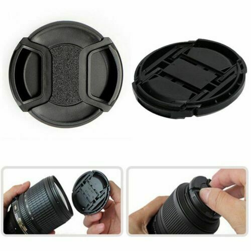 49mm Camera Snap-on Front Lens Covers For Canon Nikon Fuji Sony with String