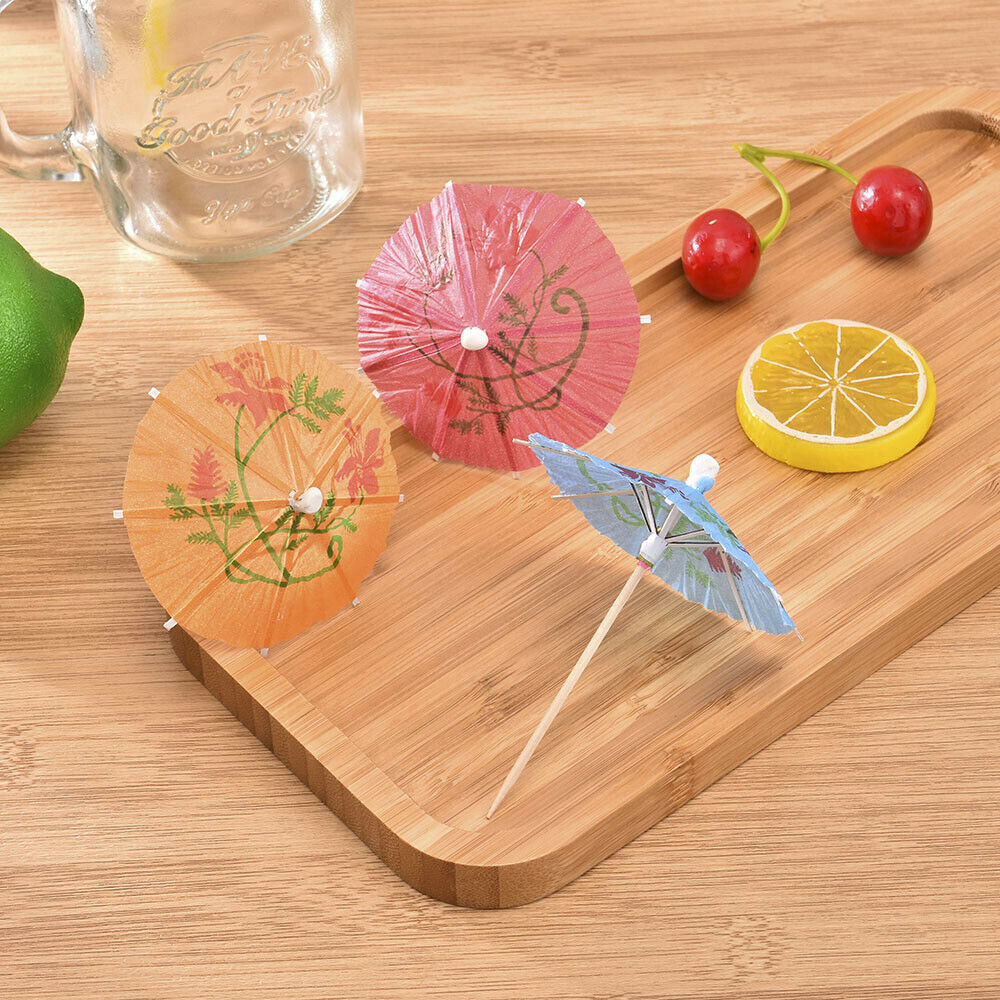 50Pack Tropical Hawaiian Party Paper Cocktail Drink Umbrella Parasols Decoration
