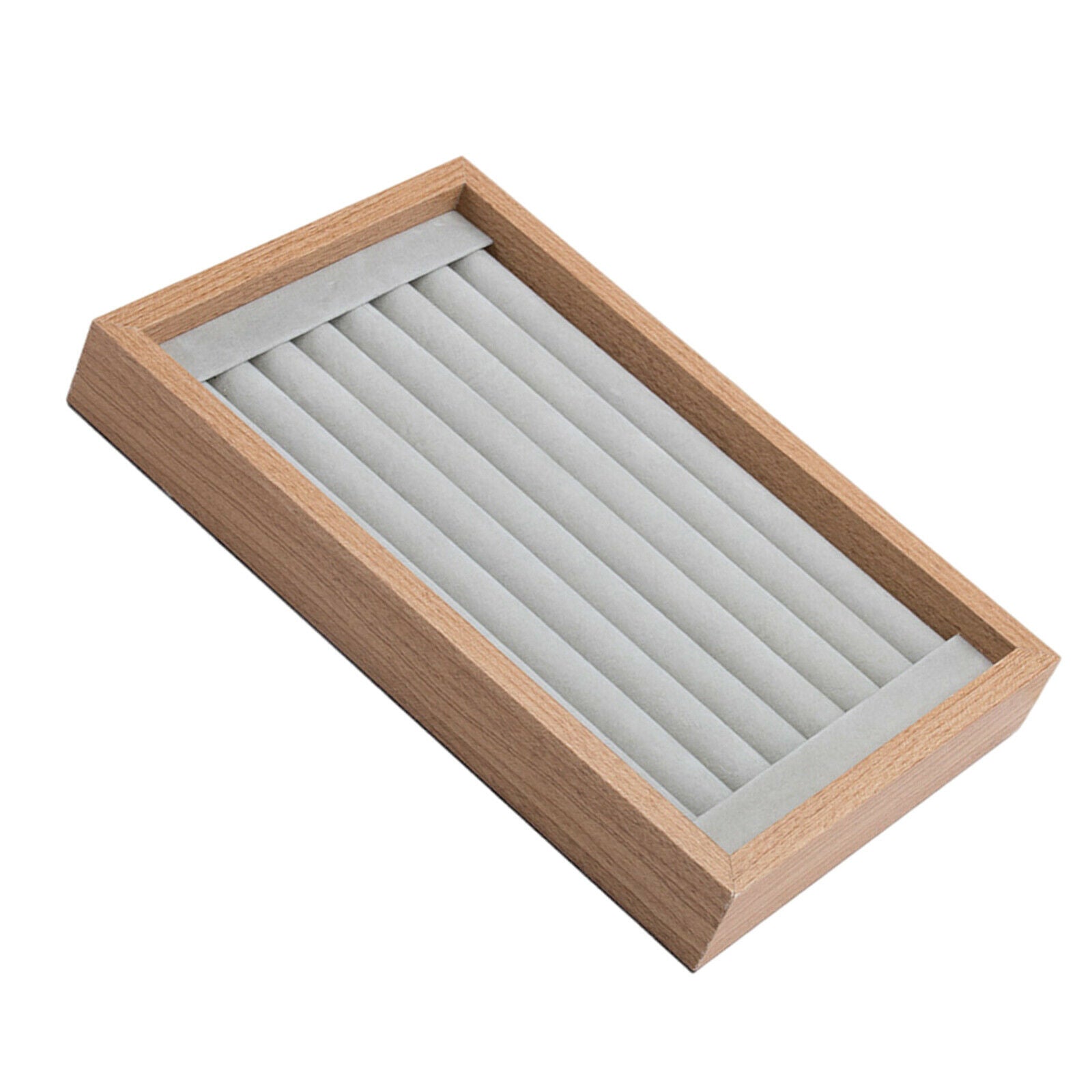 Wood Jewelry Trays Organizer Storage Showcase for Collectibles Bracelet