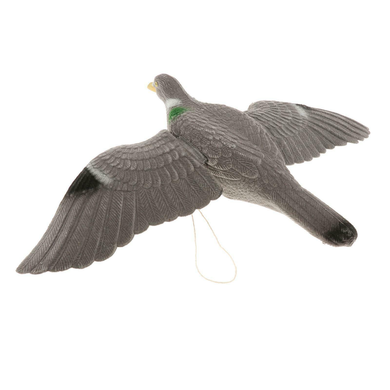 Garden Realistic Pigeon Bird Scarer Pest Control Hunting Decoy Decor Statue