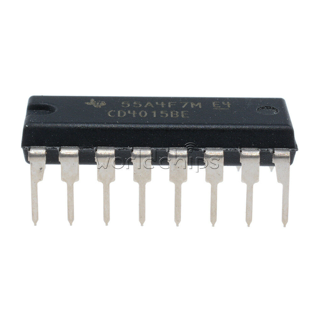 5PCS CD4015BE CD4015 DIP 16 CMOS Dual 4-Stage Static Shift Register