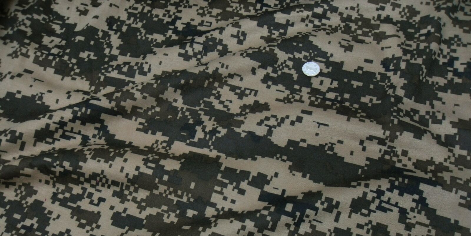 1.5M Width Digital Camo Mosaic Knitting Fabric Polyester Cotton Elastic Cloth
