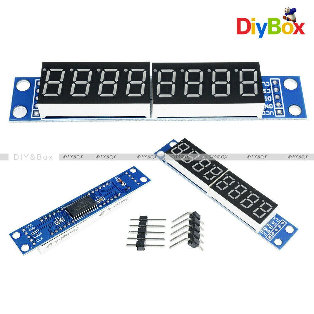 For Arduino MAX7219 LED Dot Matrix 8-Digit Digital Tube Display Control NEW D
