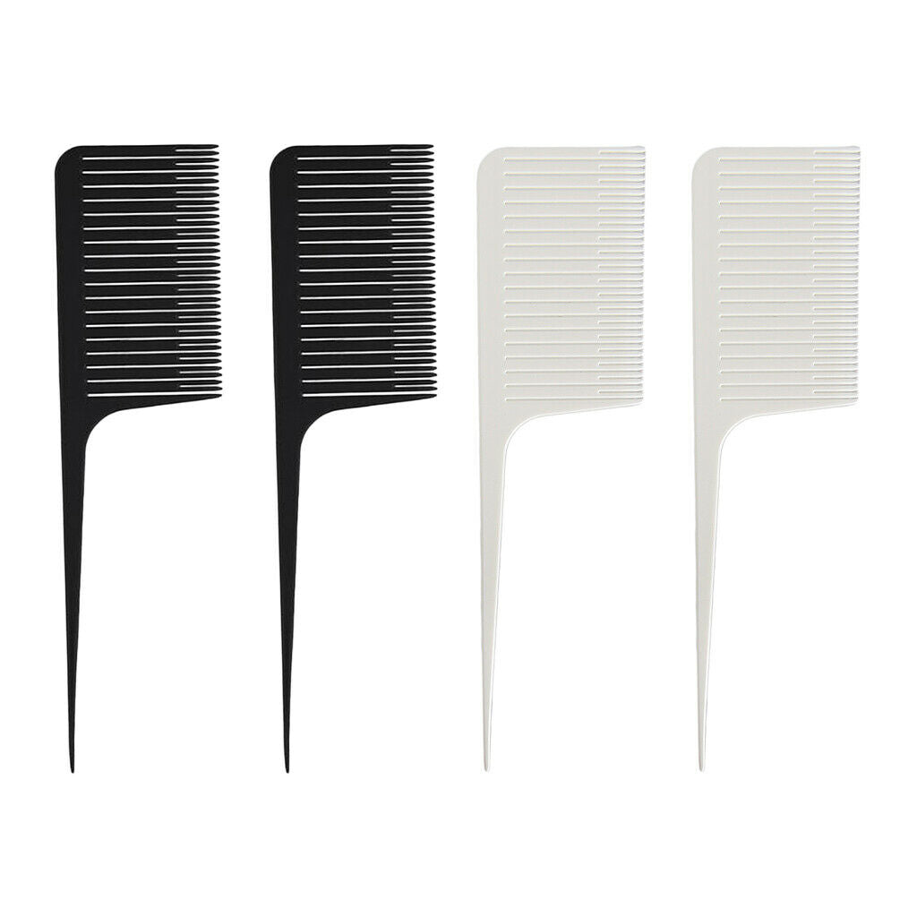 2x Weaving Highlighting Hair Comb for Salon Dyeing Hair Combs Brush Tool