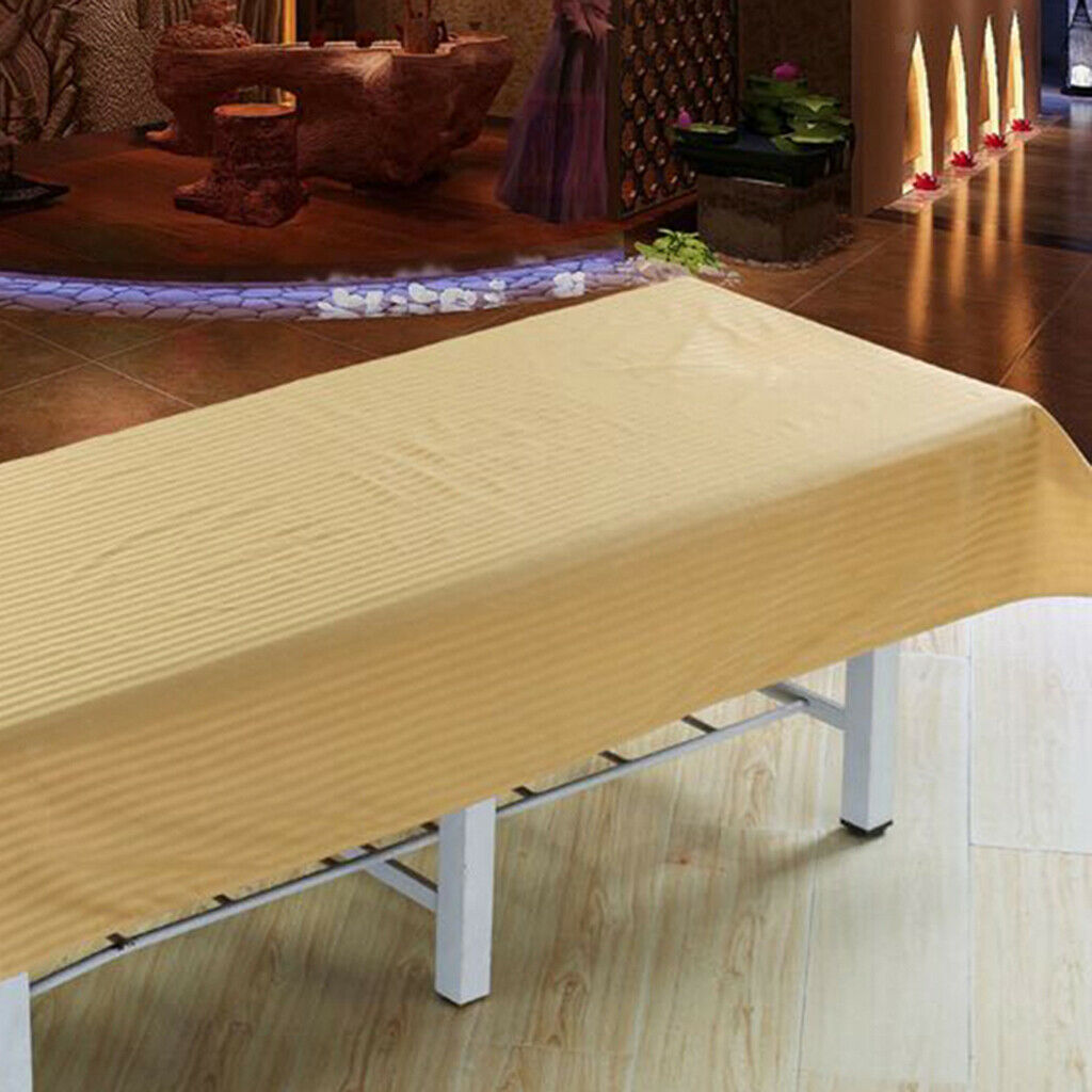 Beauty Massage SPA Treatment Bed Table Cover Sheet 120x190cm Camel