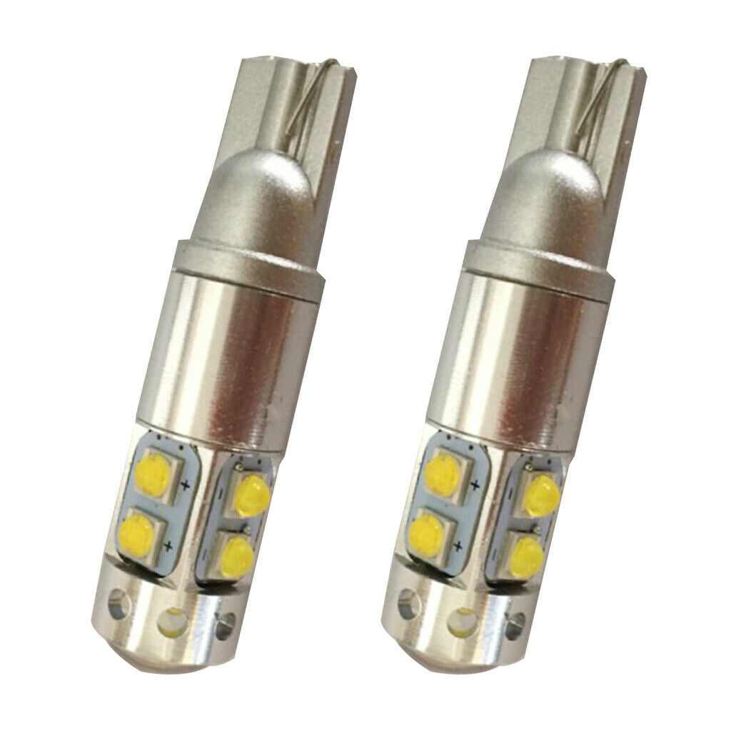 2pcs T10 50W Energy Saving DC9-24V Durable Super Bright Fog Bulb White