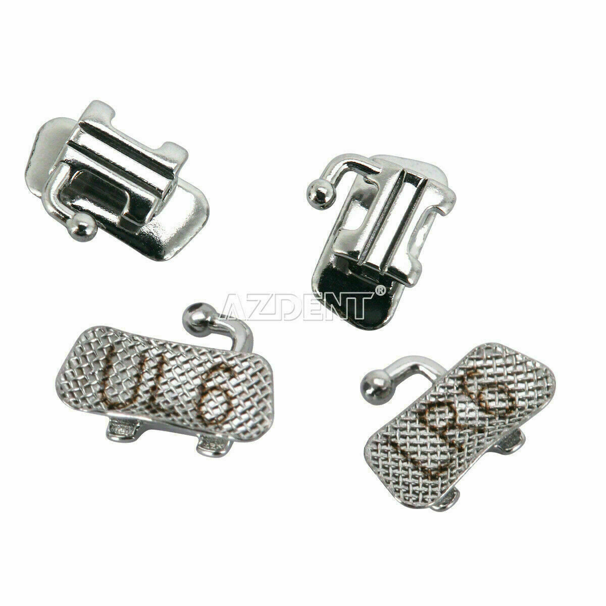 100Bag Orthodontic Bondable Buccal Tube Edgewise 022" For 1st Molar AZDENT