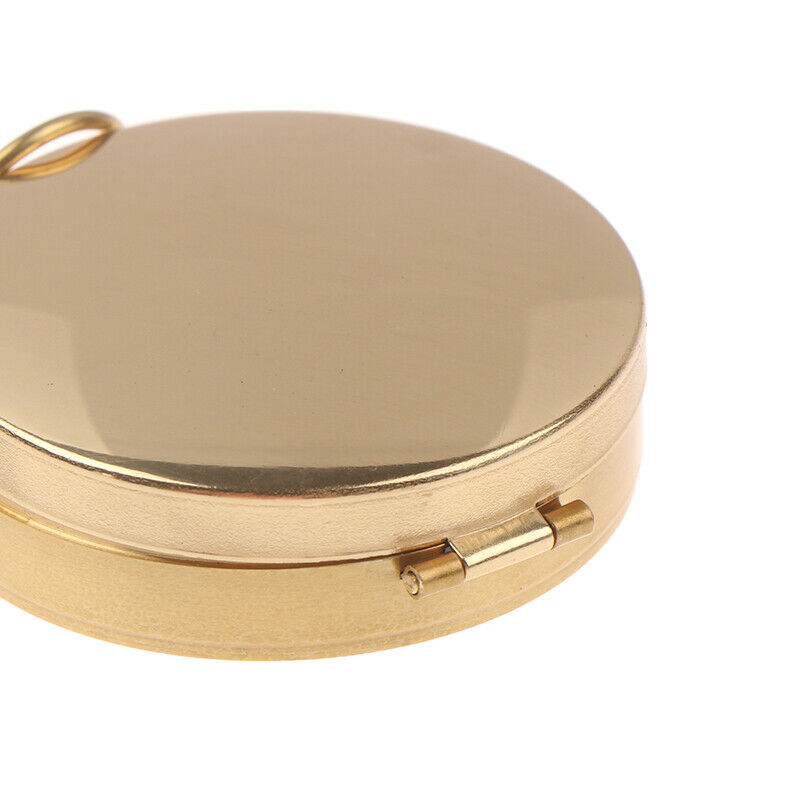 Luminous Copper Camping Hiking Survival Gear Compass With Hanging Ring Gi.l8