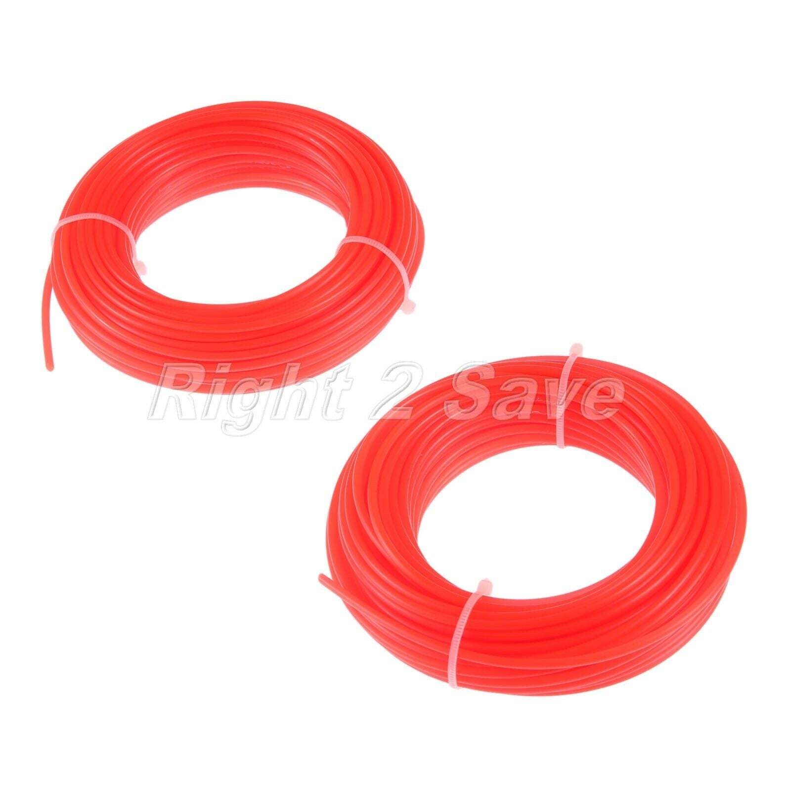 Brush Cutter Parts 2.4*15m Round Nylon Grass Trimmer Cutting Line Replacement
