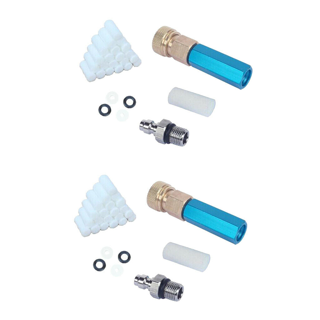 2 Pieces Oil-Water Separator Filter for 30MPa High Pressure Bicycle Air Pump