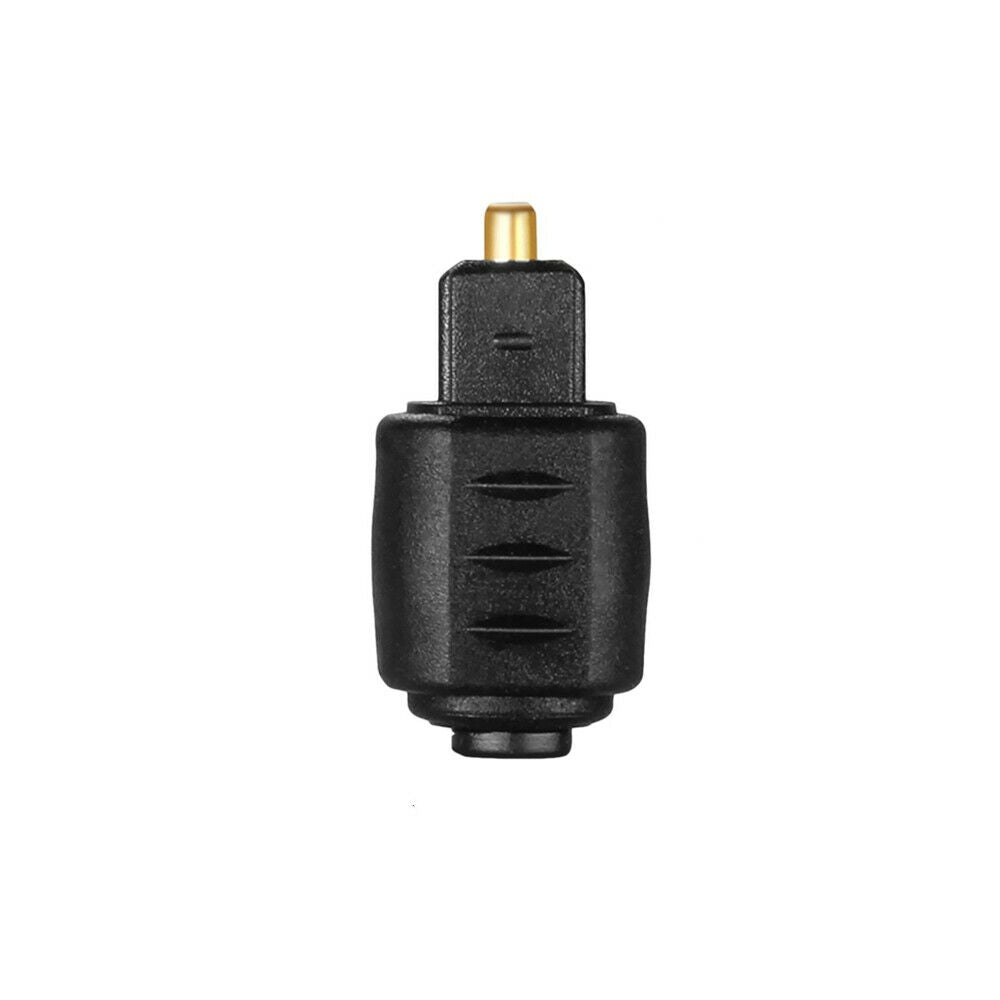 New Optical Audio Adapter 3.5mm Female Mini Jack Plug to Digital Toslink Male