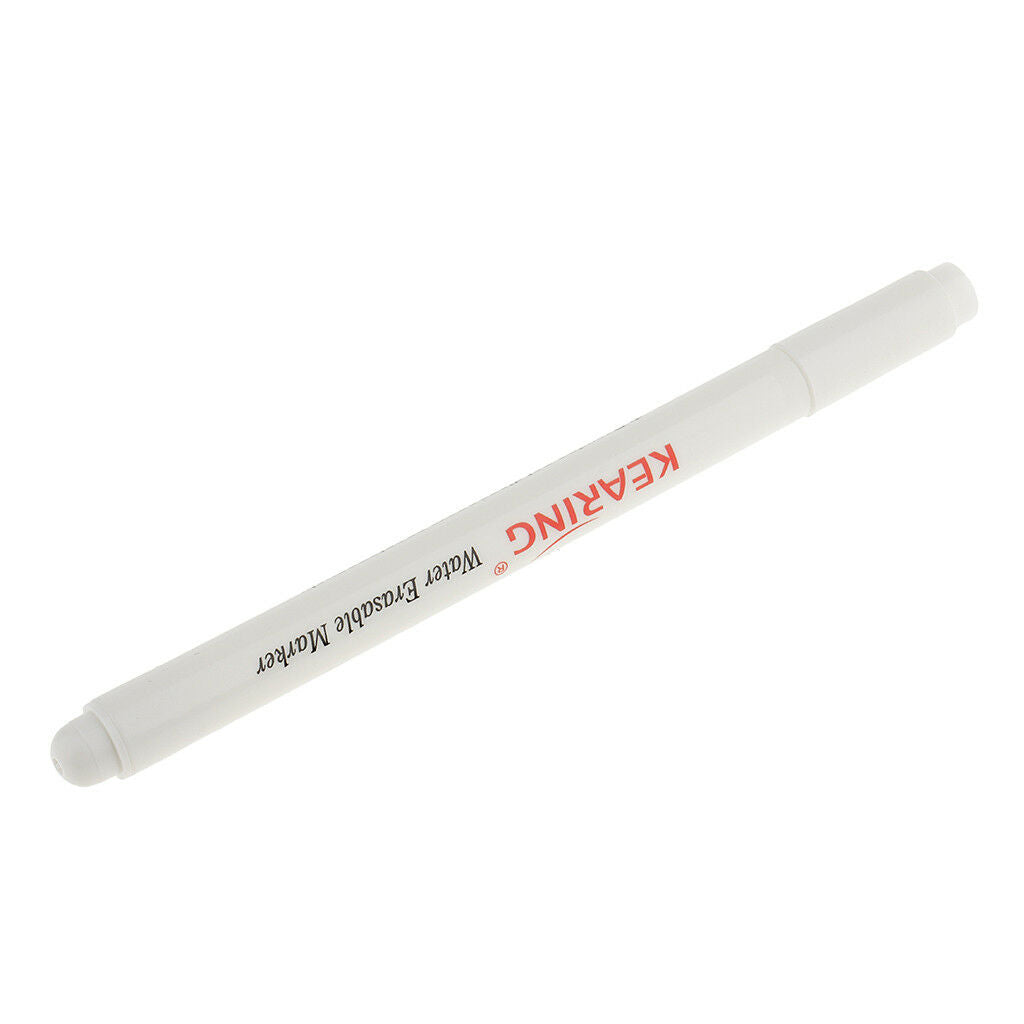 1mm White Water Soluble Pens Erasable Cross Stitch Fabric Marker Pen DIY