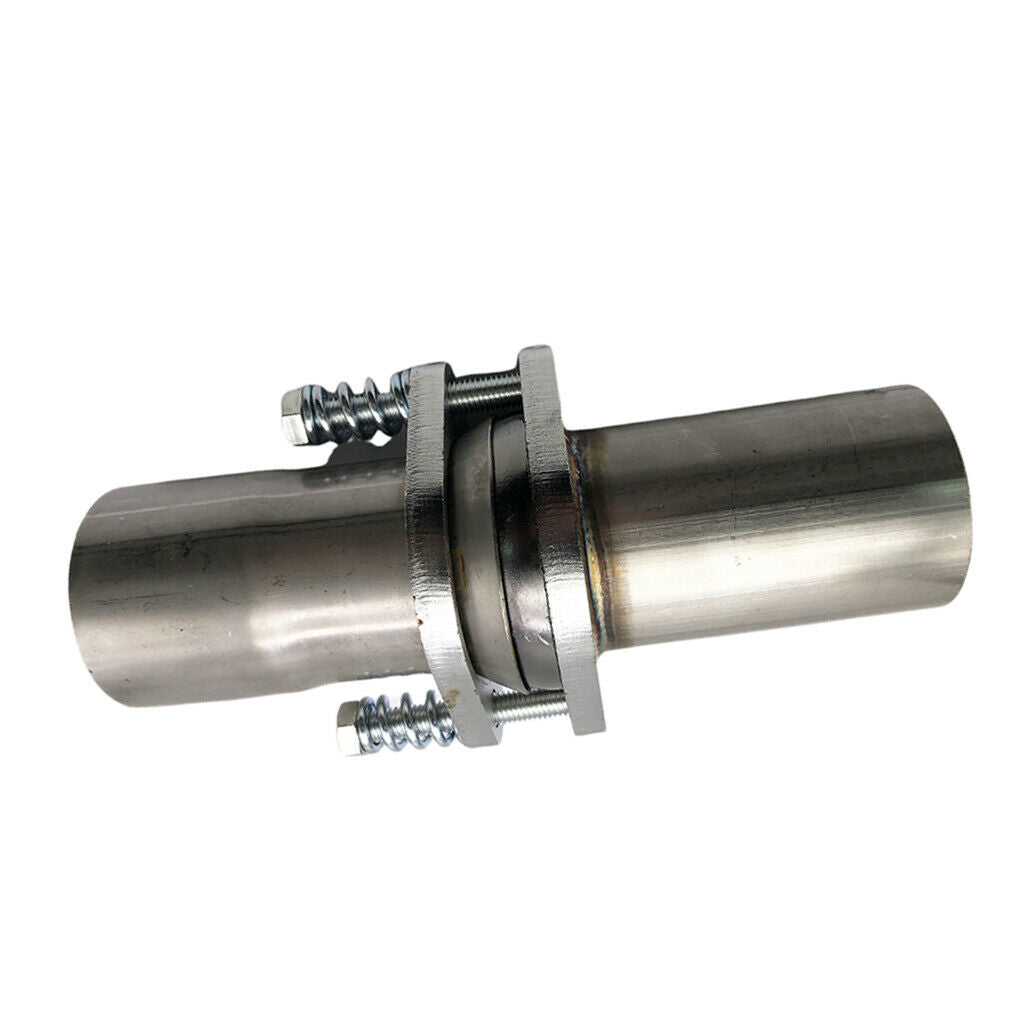 2.5" ID Stainless Exhaust Spherical Joint Spring Bolt Flange Pipe Repair