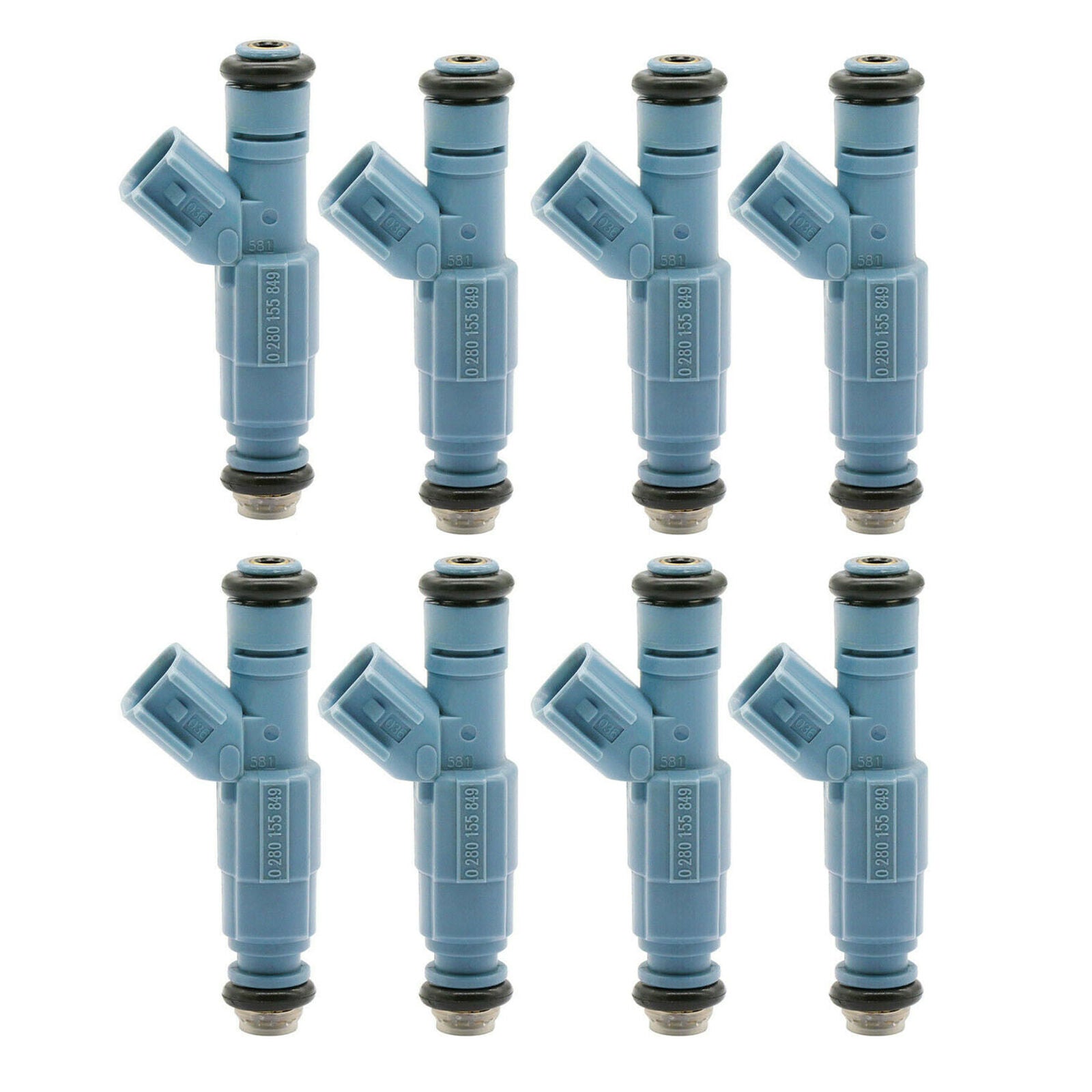 8x New Fuel Injectors For Dodge Chrysler 4.7L V8 upgrade 4 Nozzle 0280155849