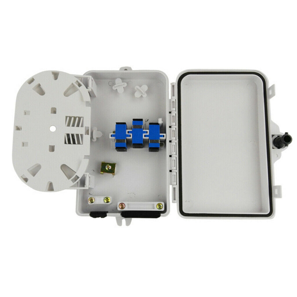 6 Core SC/FC Fiber Optic Terminal Case Box Wall Fiber Splice/Distri Panel