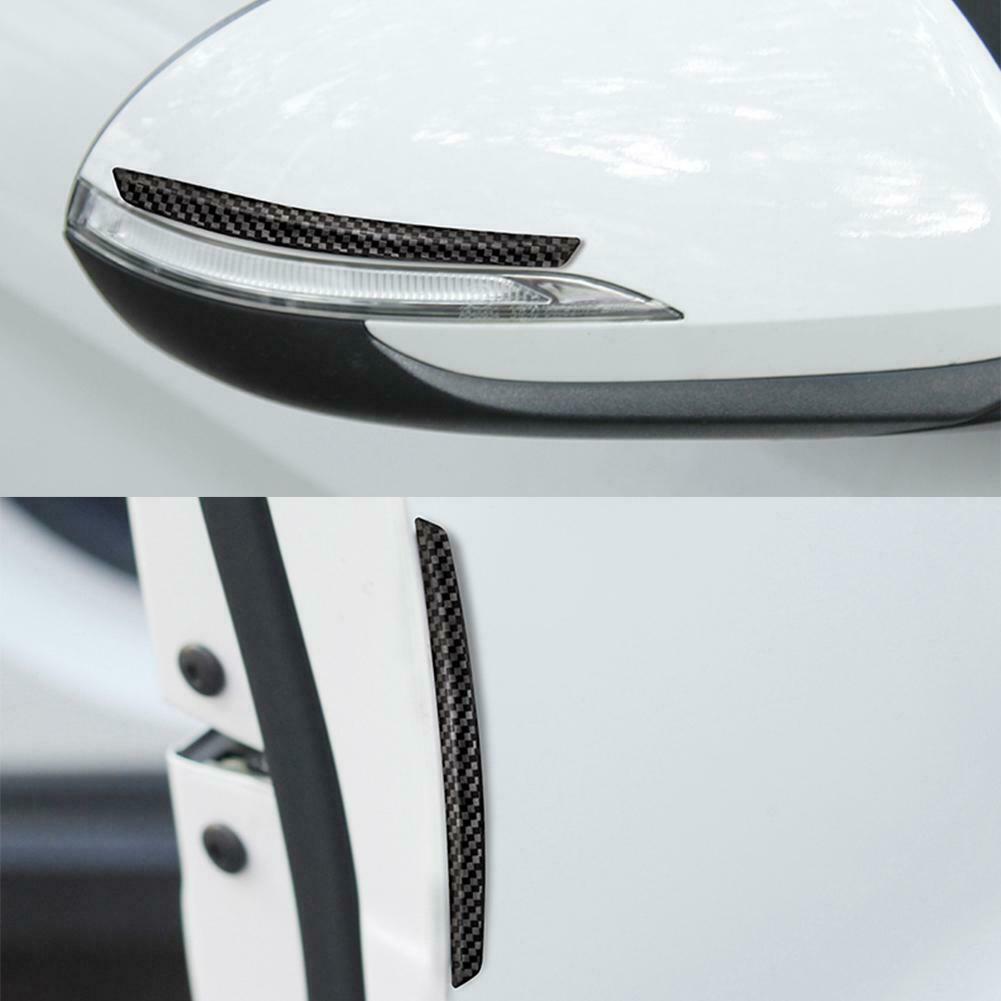 4pcs Car Door Edge Rearview Mirror Anti-collision Strips Stickers Universal  @