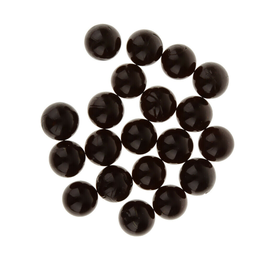 40x Small Round 16mm Glass Marbles Gift Toys for Games Decors Jewelry Making