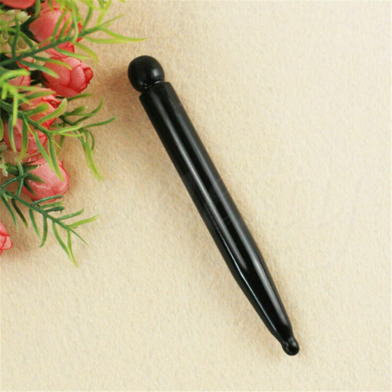 Black Natural Bian Stone Needle Massage Stick Wand Gua Sha Acupoint Acupuncture
