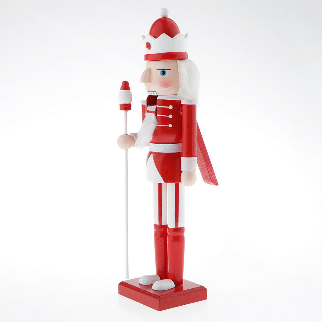 Nutcracker Christmas Ornament Kids Present Puppet 30cm SB58351 King,B