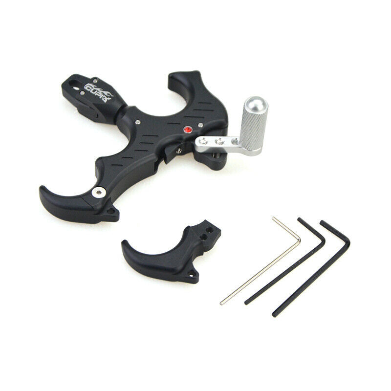 Archery Bow Release Aids 3 or 4 Finger Grip Thumb Caliper Trigger Automatic