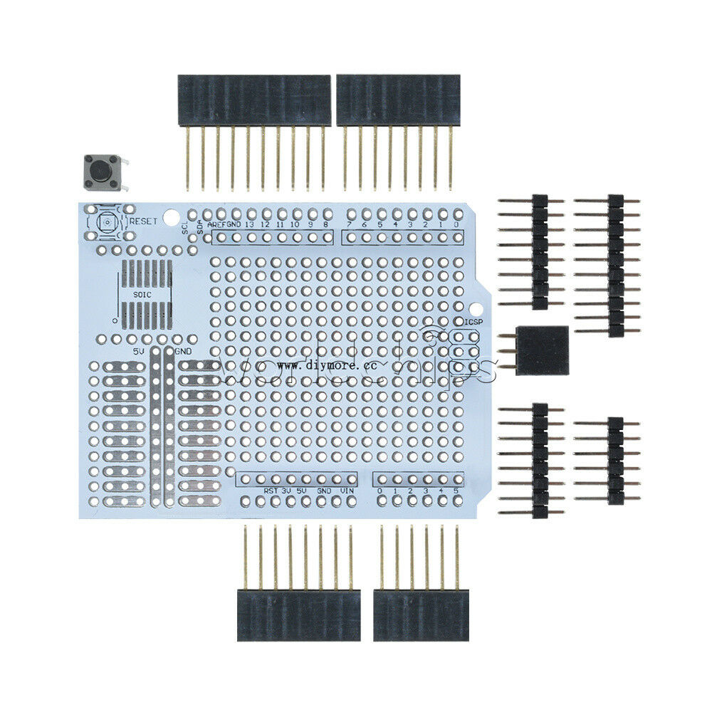 DIY Prototype PCB Protoshield for Arduino UNO R3 Mega 1280 2560 328 Shield Board