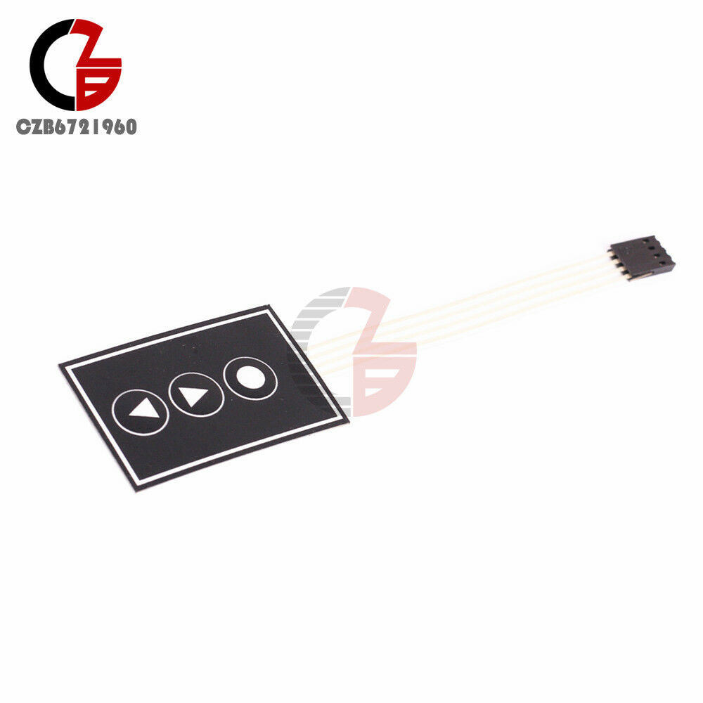 36*55mm 1x3 Matrix Array 3 Key Membrane Switch Keypad Precise Keyboard 1*3 Keys
