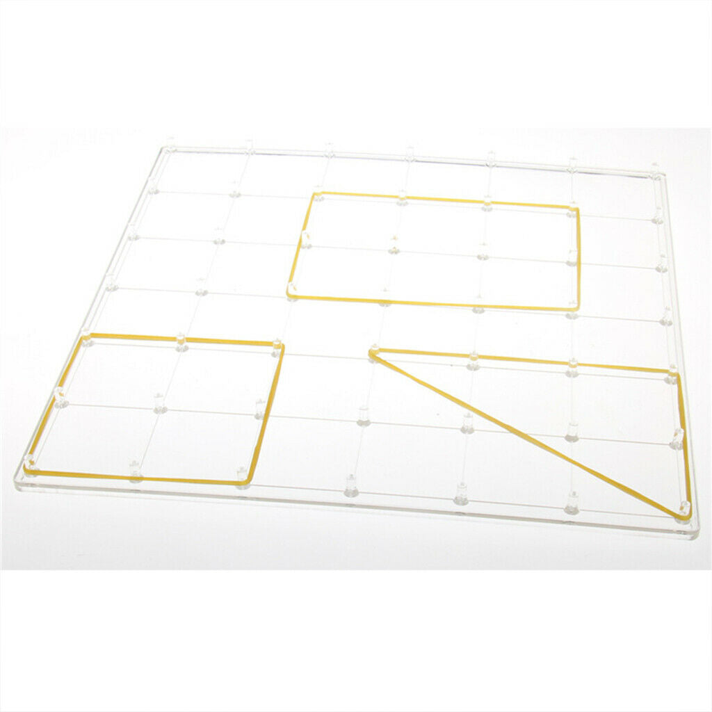 Children Educational Toys Plastic Nail Plate Primary Mathematics Nailboard Tool