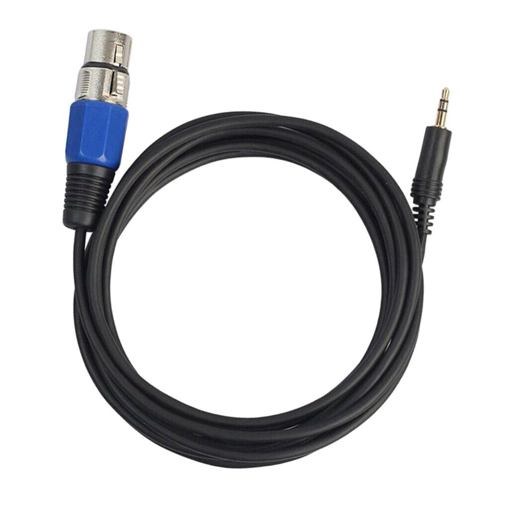Male 3.5mm to XLR Audio Male/Female Cable for HDTV Male to XLR Female 5m