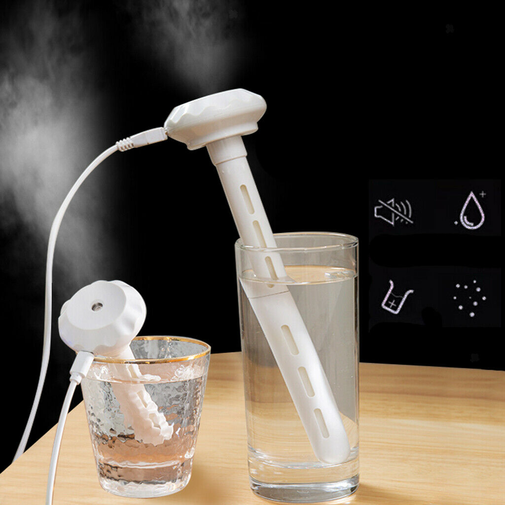 Air Humidifier Water Bottle Cup Diffuser Mist Maker Stick For Travel Office