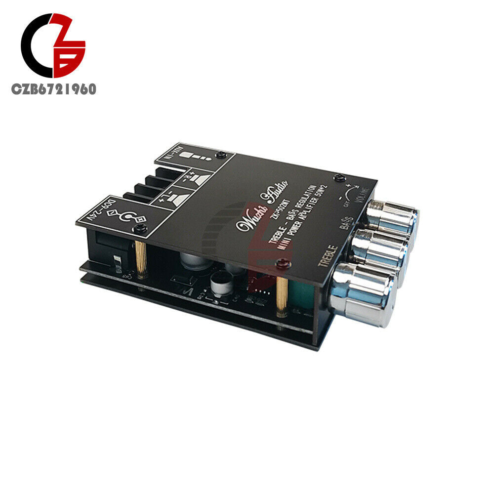 2*50W Bluetooth 502MT 5.0 Amplifier Board 2 Channel High Power Audio Stereo