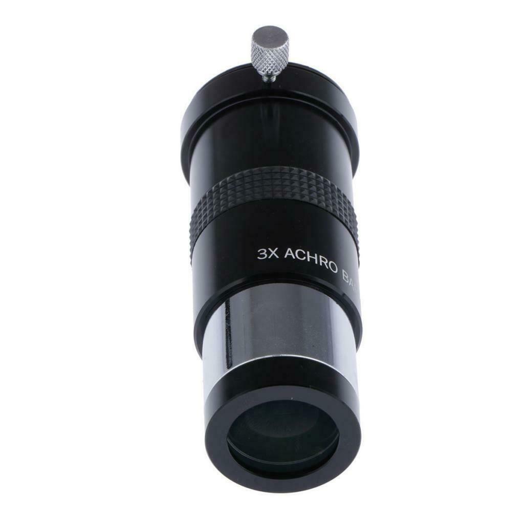 Universal Metal 3X Barlow Lens Economy for Astronomical Telescope Eyepieces