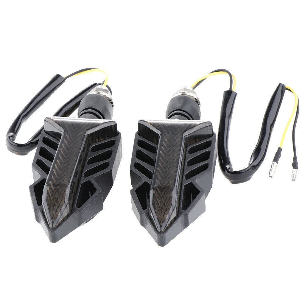 Flowing Water Running Lamp Turn Signal Light for Motorcycle Black + Red