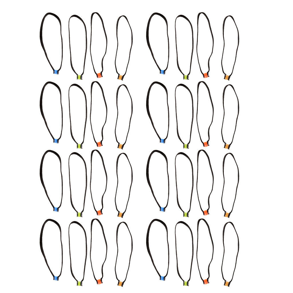 32pcs; Fly Fishing; Tippet Spool Tenders; with Elasticity; Tippet Rings