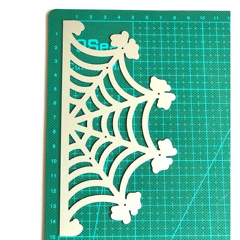 Halloween Spider Web Metal Cutting Dies Stencil Scrapbooking DIY Embossing Mold