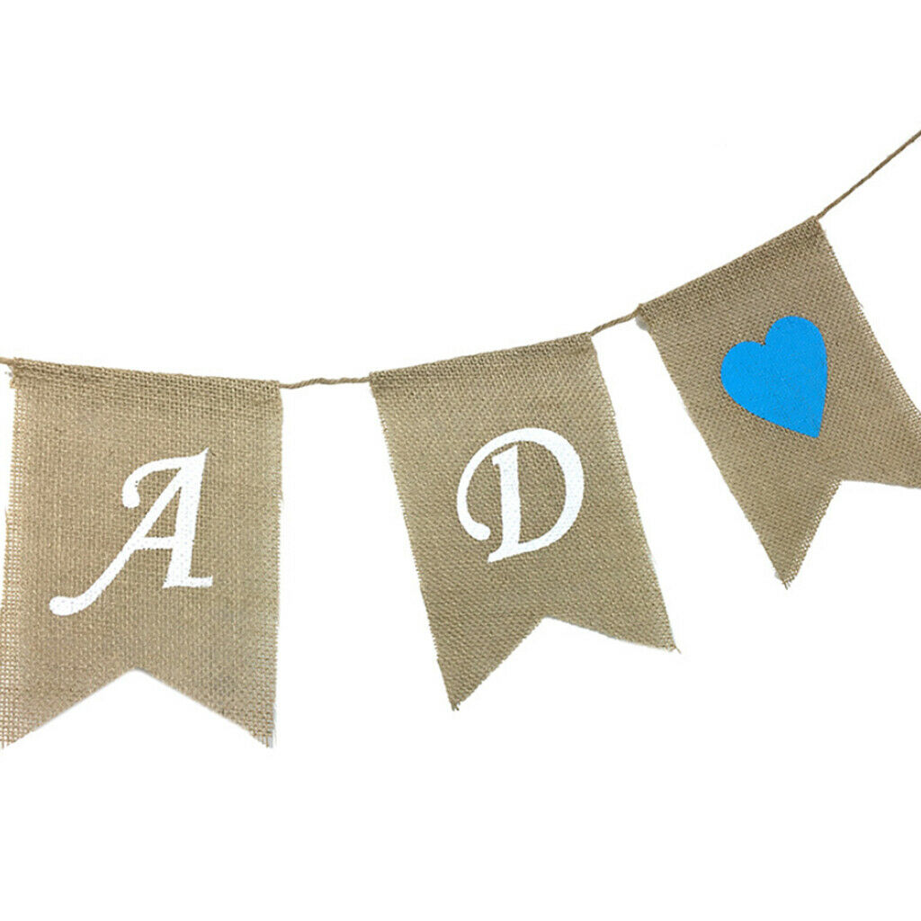 Father's Day Birthday Party Decor Happy Father Day Bunting Banner