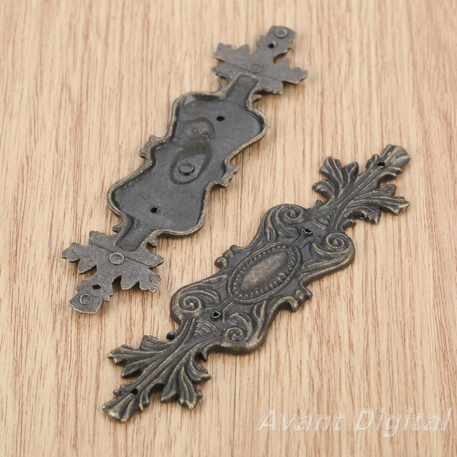 2Pcs 100*20mm Flower Flatback Embellishments Scrapbooking Desk Decor Protector