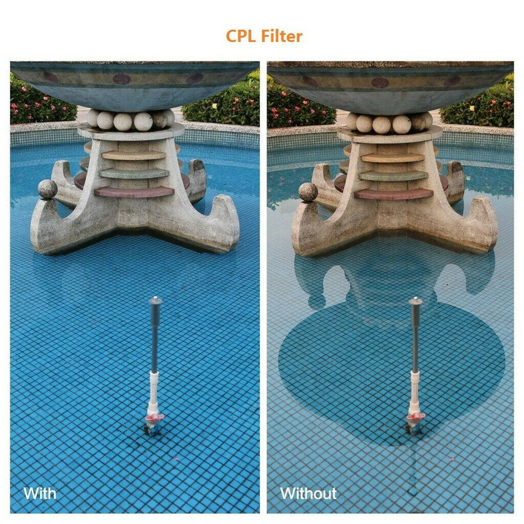 58mm+62mm UV+CPL+FLD 6 in 1 Lens Filter Set for DSLR Digital SLR Cameras