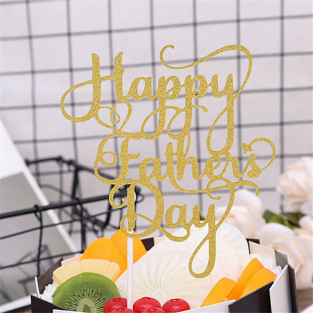 Happy Father's Day Cake Flags For Thanksgiving Day Father Birthday Party D.l8