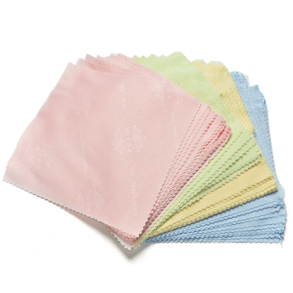 100x Microfiber Cleaner Camera Lens LCD Screen Glass Cleaning Cloth Colorful  BD