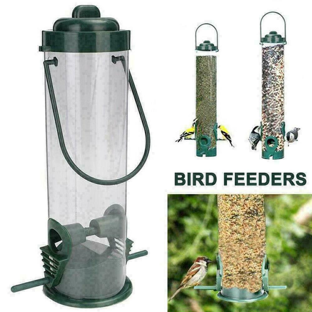Durable Hanging Wild Bird Feeder Container Hanger Garden 2019 T4Z2 Outdoor NEW
