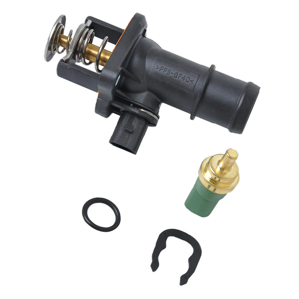 Hatchback Thermostat & Water Temperature Sensor 06A12114 for Volkswagen Audi