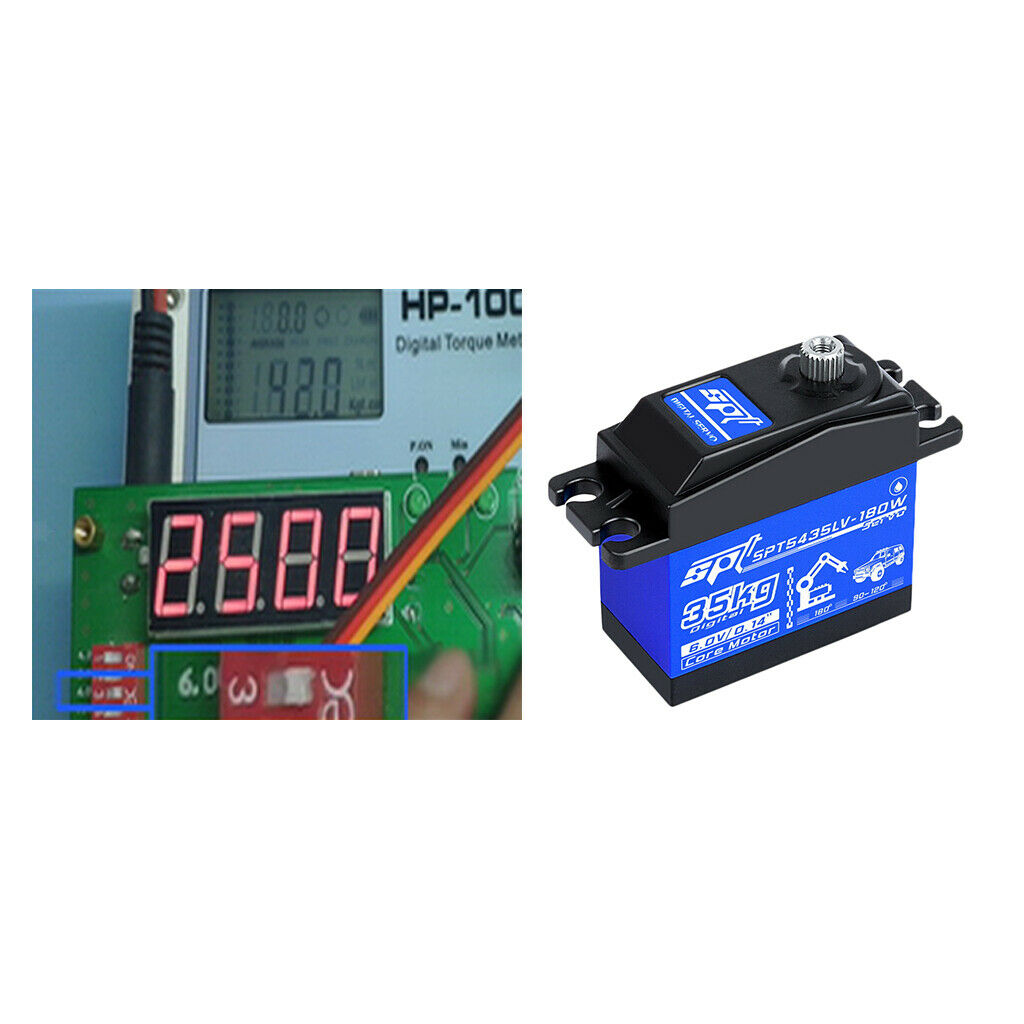 SPT5435LV-180W 35KG Digital Servos Waterproof for 1/10 1:8 Vehicles Upgrade