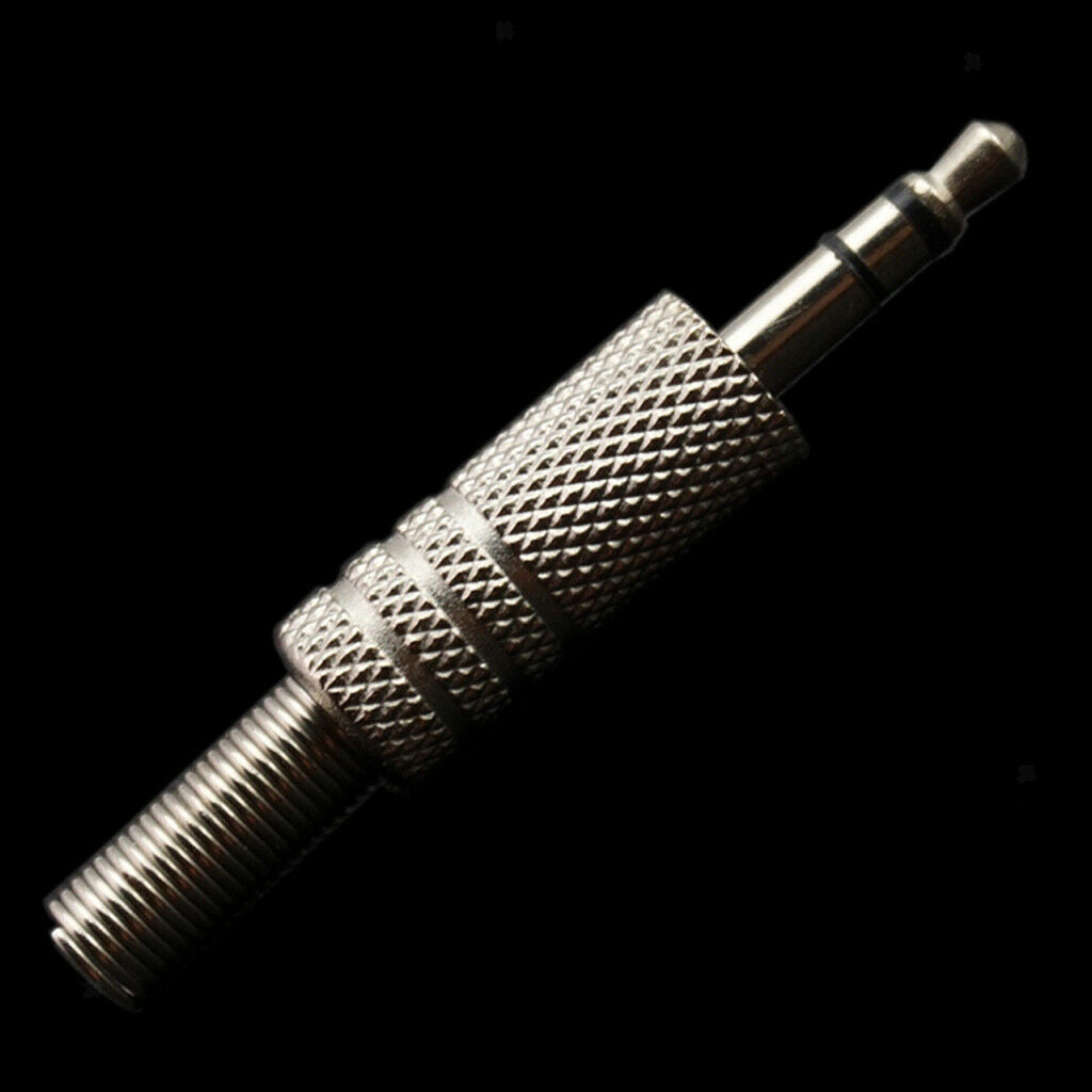 1/8'' 3.5mm Plug Audio Cable Amplifier Connector Spring for Guitar Bass Part