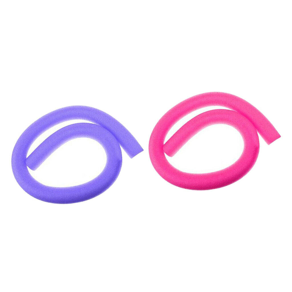 2Pcs Flexible Swimming Noodles Hollow Foam Float Swim Training Aids 59inch
