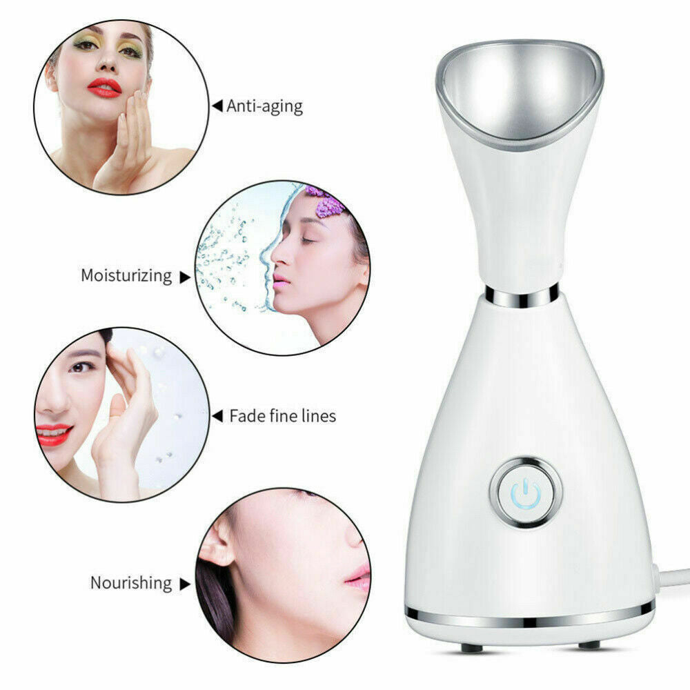 Face Facial Steamer Nano Steam Ionic Humidifier Kit for Home Face Sauna UK