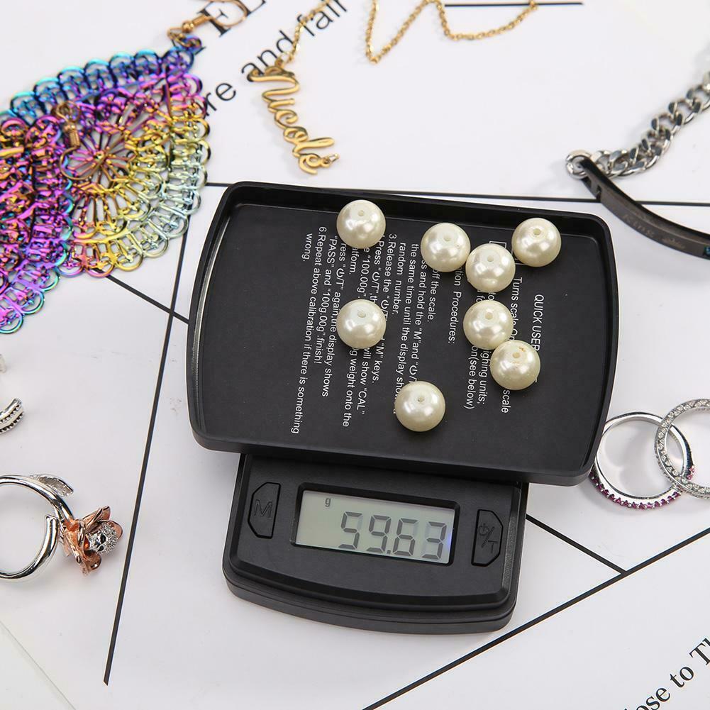 200g/0.01 Precise Digital Scale LCD Backlight Pocket Palm Units Changeable @