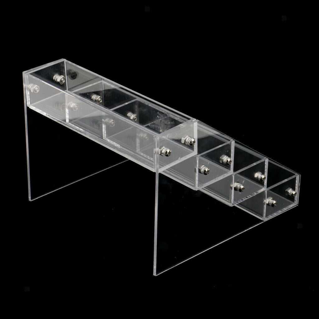 Pack of 2 Detachable Makeup Cosmetic Nail Polish Rack Stand Holder Organizer