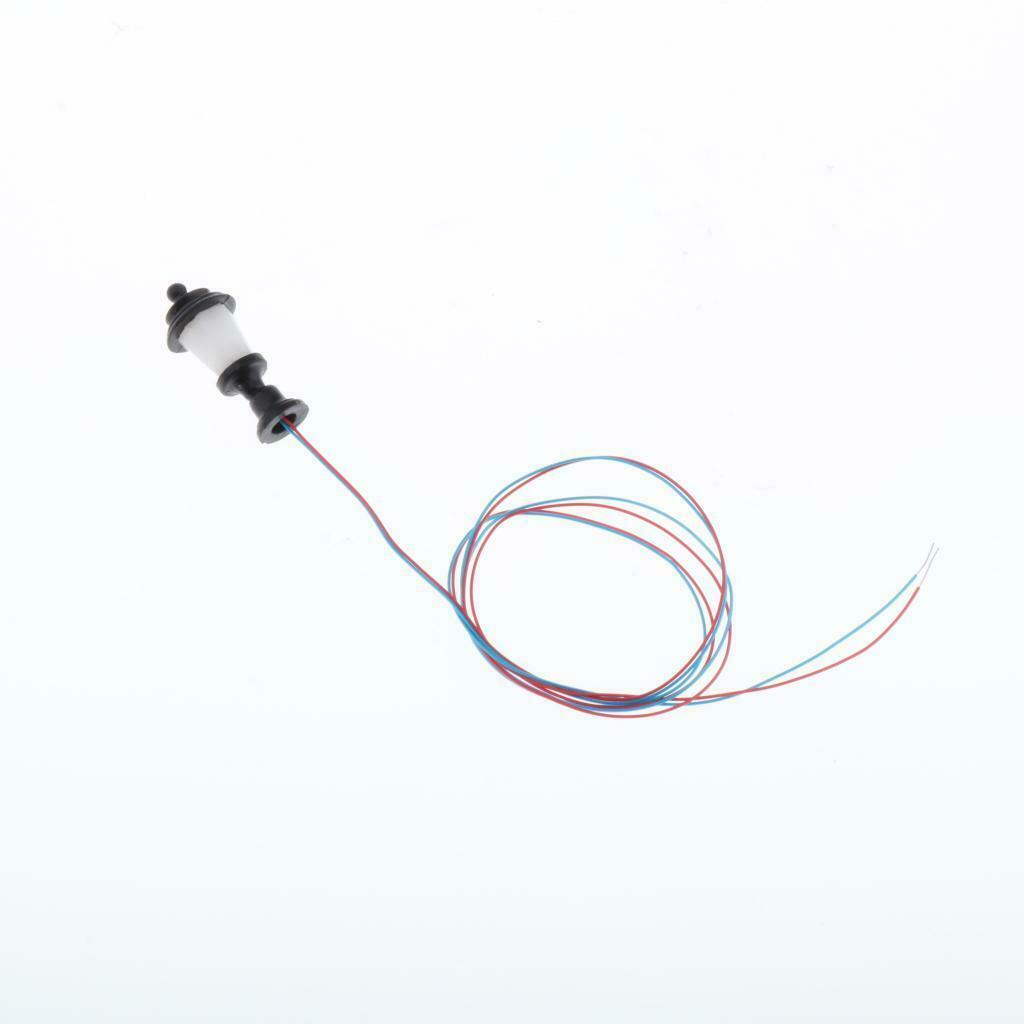 Pack of 20 1/100 Railway Landscape 3V White LED Lights Lamps Accessories