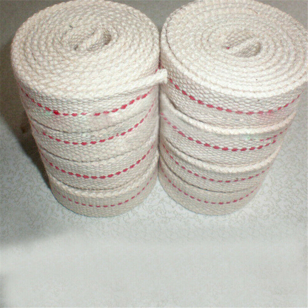 1" Flat Durable Cotton Wick US 15 foot roll Oil Lamp Wick and Lanterns Wick New